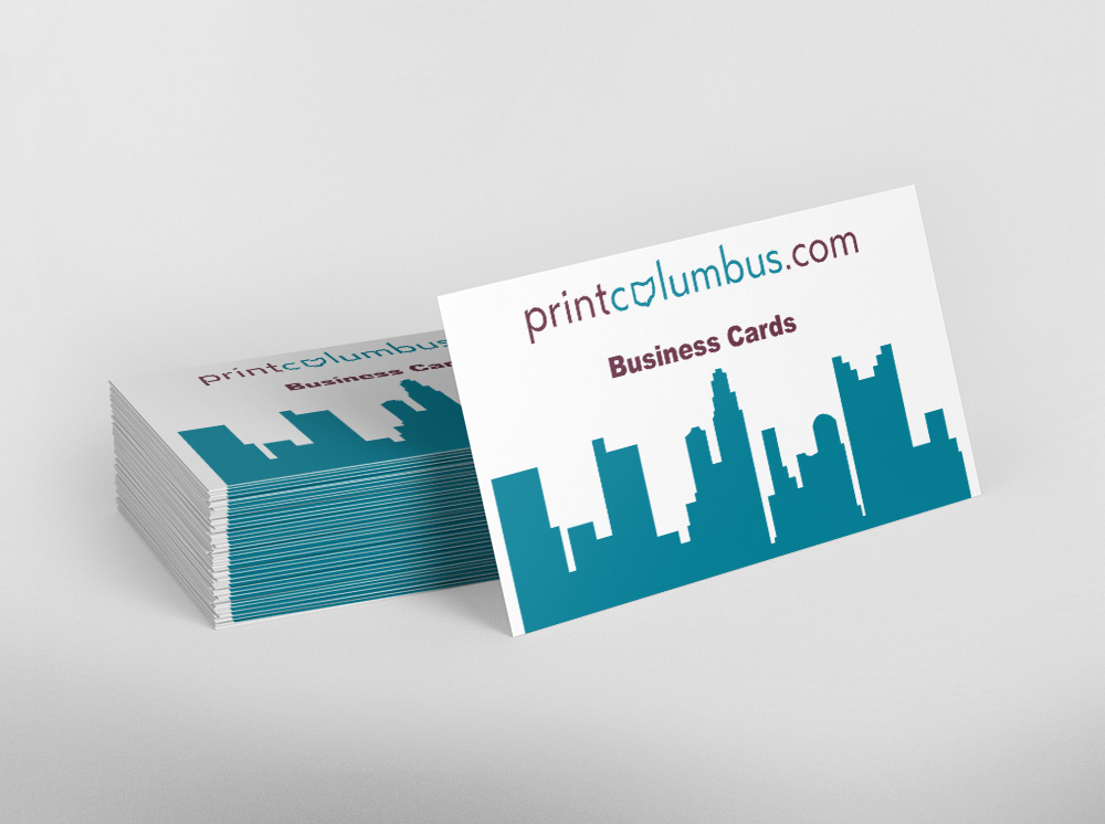 2-sided color modern business cards